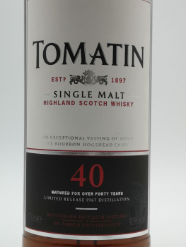 Tomatin 1967 40 Jahre  0,7 L