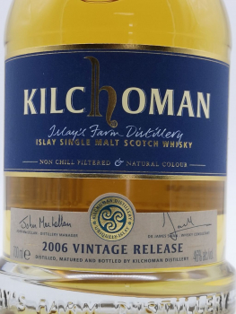 Kilchoman Vintage 2006  0,7 L