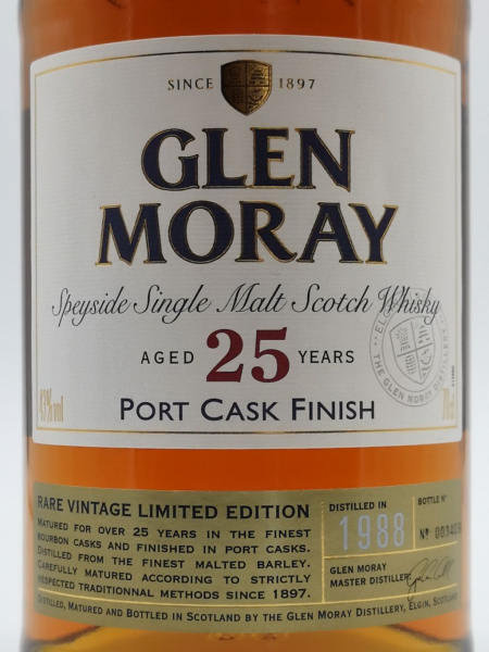 Glen Moray 25  0,7 L