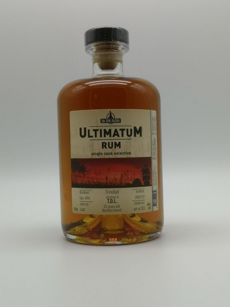 Utimatum Rum T.D.L. 25 Jahre 0,7L
